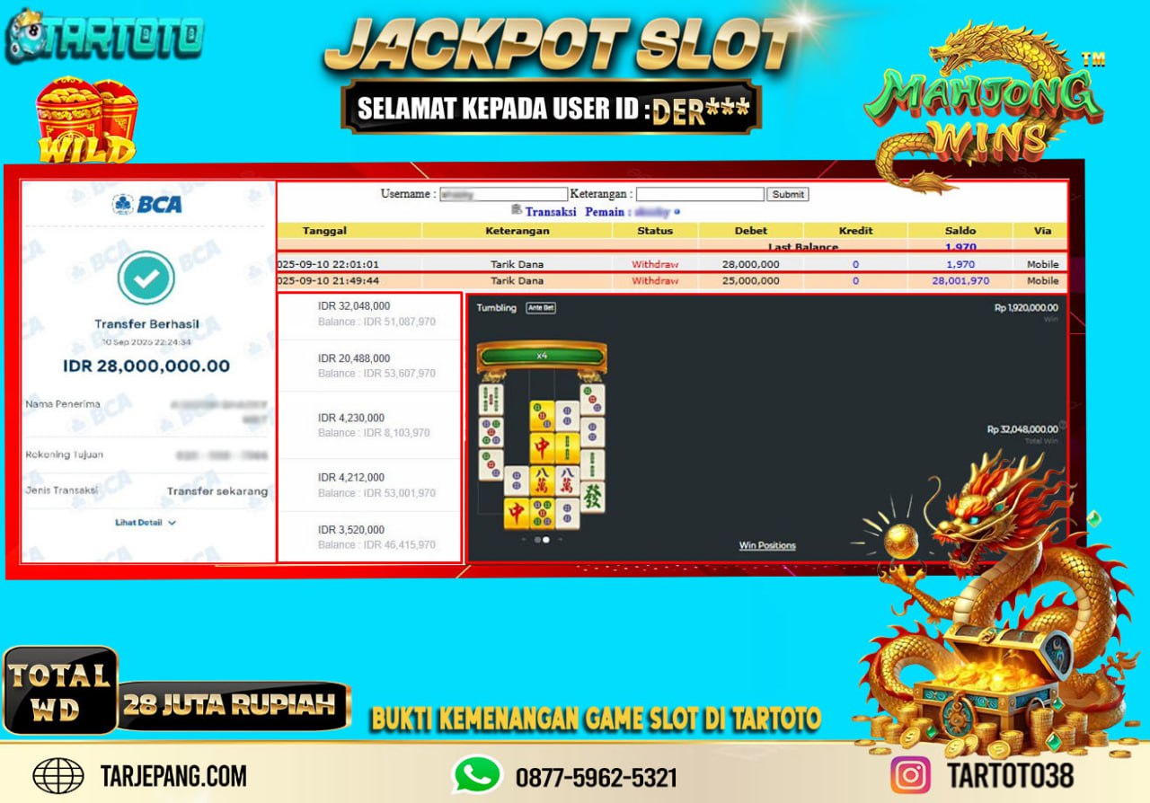 JACKPOT PERMAINAN MAHJONG WAYS