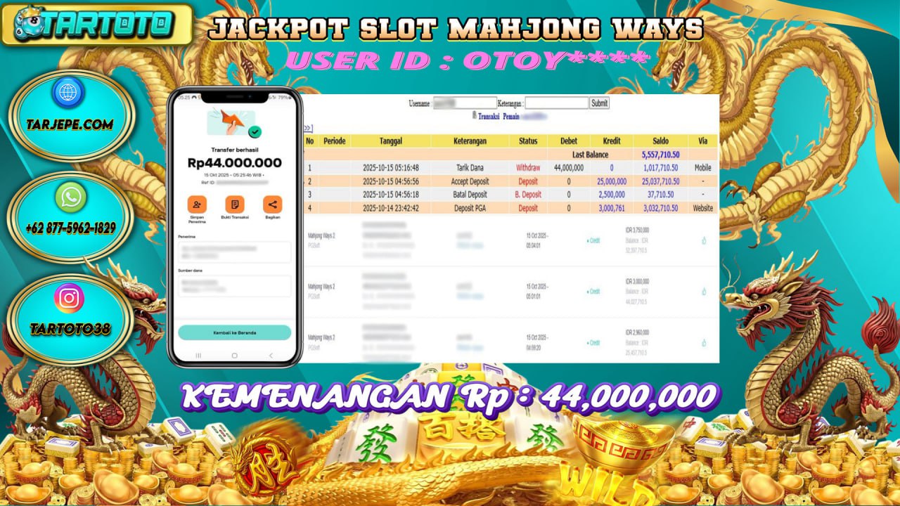 JACKPOT PERMAINAN MAHJONG WAYS
